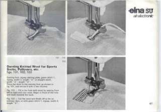 Elna SU 68 Sewing & Instruction Manuals in PDF on CD  