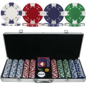 Chip Ace/King Suited 11.5g Set w/Aluminum Case   Casino Supplies Poker 