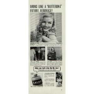   TRAVELS.  1941 CALOX Tooth Powder Ad, A4127A. 