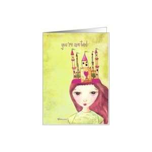    youre invited to my princess birthday party Card Toys & Games