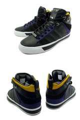 RARE adidas Mens Freemont Mid Snoop Dogg Shoes LA Lakers Purple & Gold 