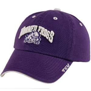   Texas Christian Horned Frogs Purple Frat Boy Hat: Sports & Outdoors
