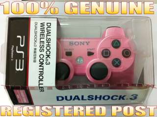 Genuine PS3 Dualshock 3 wireless controller Pink New  