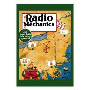  Radio Mechanics How to Reduce Radio Squeals Giclee Poster 