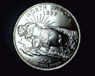 2006 P North Dakota Unc. State Quarter Coin  