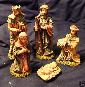 Piece Nativity Christmas Decoration Ceramic Statues  