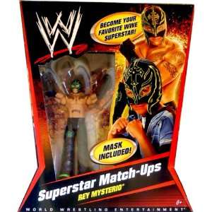  WWE Superstar Match Ups Rey Mysterio (figure and mask 
