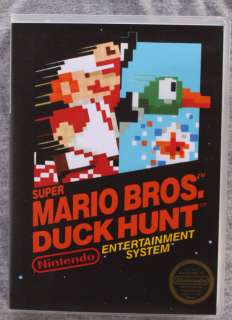 Super Mario Bros / Duck Hunt Nintendo NES Custom Case *NO GAME 