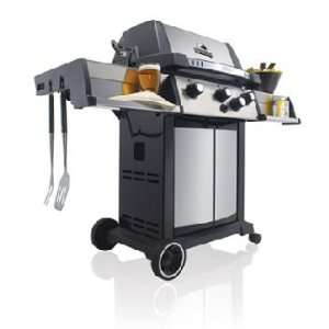   Grill with Rear Rotisserie and Rotisserie Kit Patio, Lawn & Garden