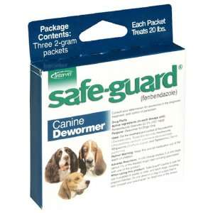 8in1 Safe Guard Canine Dewormer (3) 2 Gram Pouches For 