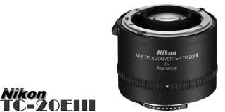 doubles the effective focal length of select compatible NIKON lenses 