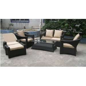  Carmel Bay 7 piece Outdoor Wicker Sofa Set Patio, Lawn & Garden