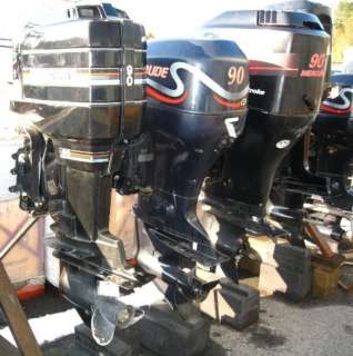 Evinrude 90HP Ficht Fuel Injected 20 Shaft Outboard Boat Marine Motor 