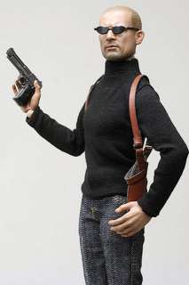 as0071 CM TOYS Brown Leather Gun Belt with Pistol for 1/6 Figure HT 