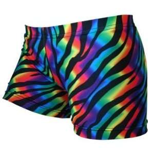   Zebra Tie Dye Volleyball Spandex Shorts:  Sports & Outdoors