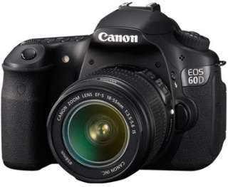Canon EOS 60D 4460B023 BLACK Digital SLR Camera + 18 55mm IS II Lens 