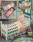STORAGE BED~Plastic Canvas PATTERN for BARBIE FASHION DOLL~Annies 