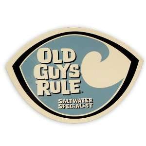  Old Guys Rule Surf Team 4 Wide Decal