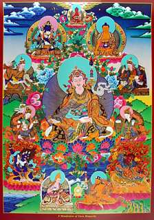 Tibetan Thangka Eight Manifestations of Guru Rinpoche  