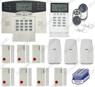 WIRELESS HOME SECURITY SYSTEM HOUSE ALARM w AUTO DIALER 030955557489 