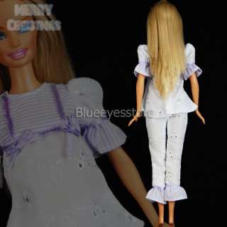 Handmade Dresses Fashion Party Clothes For Barbie Doll D201  