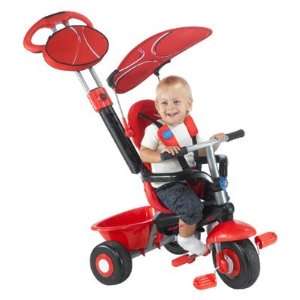  Smart Trike 3 in 1 Sport Tricycle, Red 