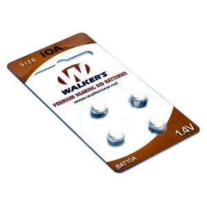  Walkers Game Ear 4 Pack Air Cell Batteries (Fits Hybrid 
