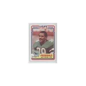  1984 Topps USFL #130   Billy Taylor Sports Collectibles