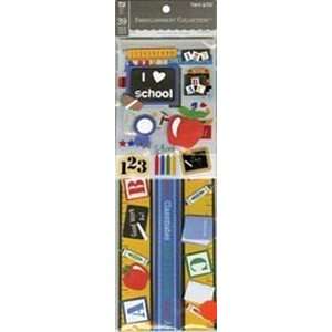   Westrim Embellishment Collections 3/Package, School Time Arts, Crafts