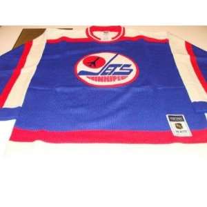 1980 Winnipeg Jets Retro Logo Sweater Vintage Jersey CCM M NHL Hockey 