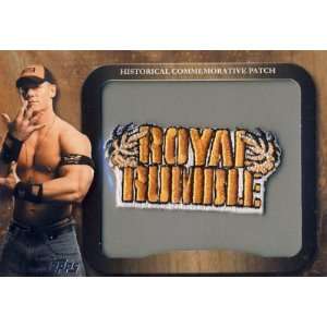  John Cena   WWF 2009 Royal Rumble (replica) Patch Card 
